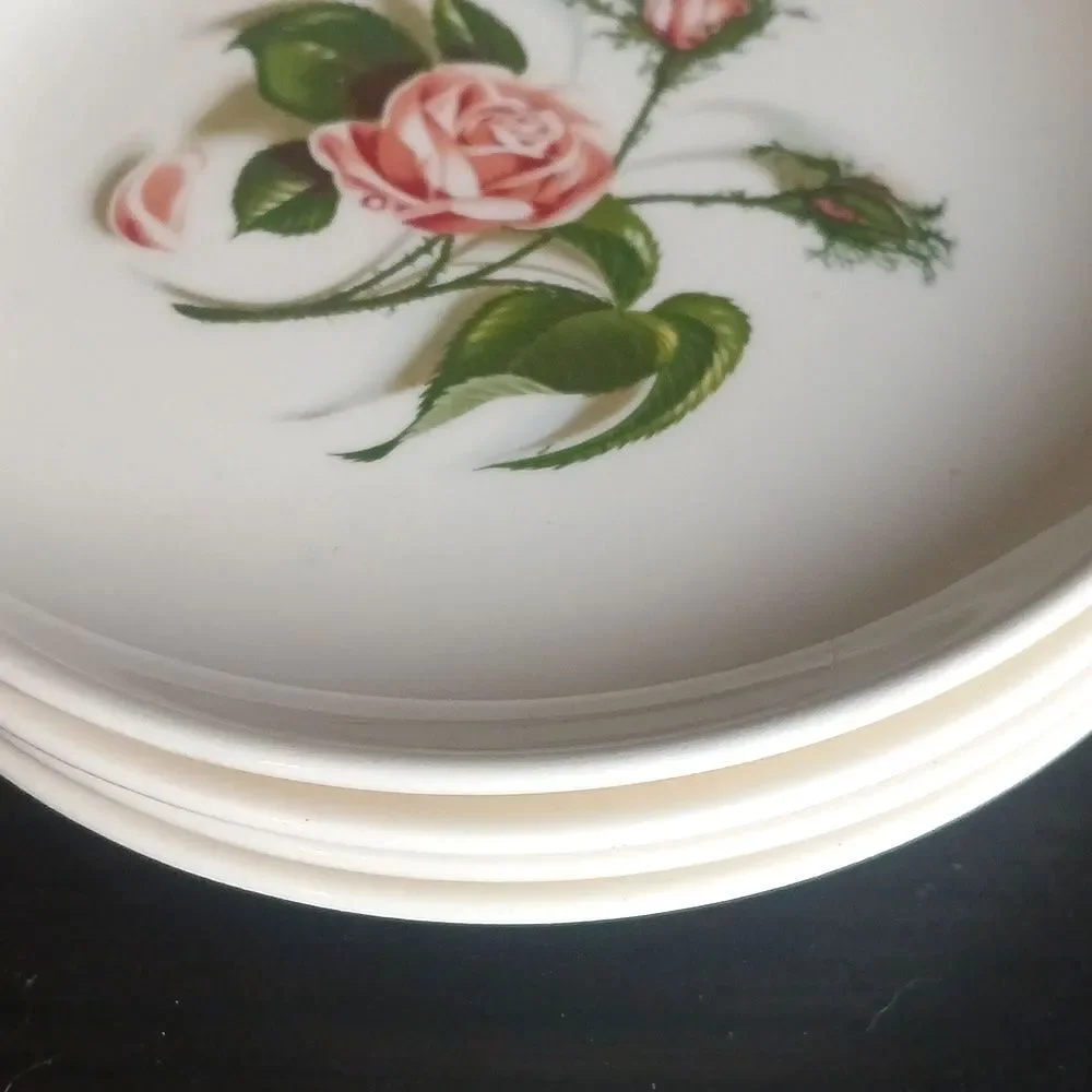 Set of 2 Vintage 50's Universal Ballerina Moss Rose 7